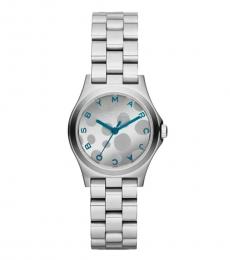 Silver Graphic Dial Watch