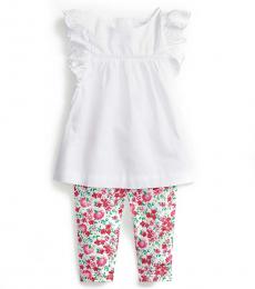 Ralph Lauren 2 Piece Top/Leggings Set (Baby Girls)