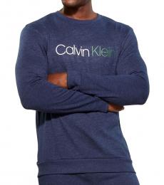Calvin Klein Blue Immerge Long Sleeve Sweatshirt