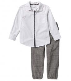Calvin Klein 2 Piece Shirt/Pants Set (Little Boys)