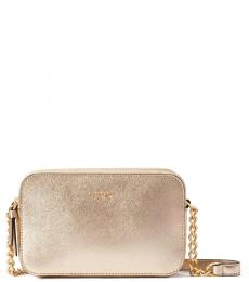 Kate Spade Metallic Blush Cameron Double Zip Small Crossbody