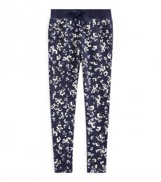 Ralph Lauren Little Girls Thames Floral Terry Pants