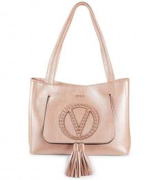 Mario Valentino Rose Estelle Studded Large Tote