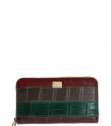 Dolce & Gabbana Multicolor Texture Wallet