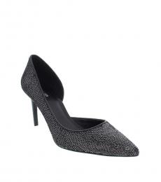 Michael Kors Black Metallic Dorothy Dress Heels