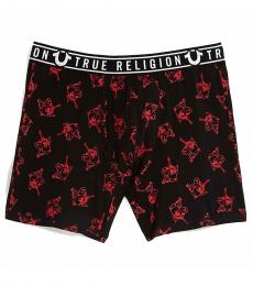 True Religion Black Buddha Boxer Brief Underwear
