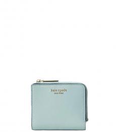 Kate Spade Spearmint Blue Spencer Bifold Small Wallet