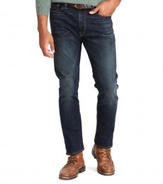 Ralph Lauren Dark Blue Hampton Relaxed Straight Jeans