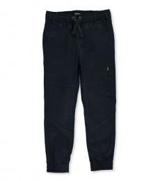 DKNY Boys Navy Blue Zip Cargo Pocket Joggers