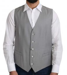 Grey Wool Waist Coat Vest