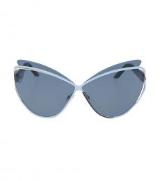 Christian Dior Black Designed Cat Eye Sunglasses