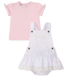 Calvin Klein 2 Piece T-Shirt/Skirtall Set (Baby Girls)