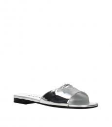 Silver Patent Leather Flats