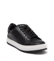 Karl Lagerfeld Black Low Top Sneakers