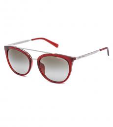 Armani Exchange Red Grey Gradient Sunglasses