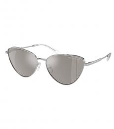 Michael Kors Silver Cortez Cat Eye Sunglasses