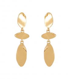 Vince Camuto Golden Geometric Drop Earrings