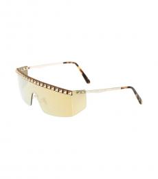 Philipp Plein Golden Classic Shield Sunglasses