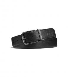 Black Wide Harness Signature Belt