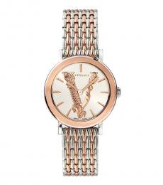 Versace Rose Gold Virtus Classic Watch