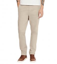 Coach Beige Garment Dye Chino Pants