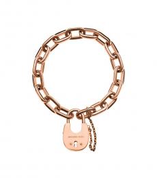 Michael Kors Rose Gold Lock Bracelet
