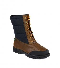 Tan Navy Quinlyn Boots