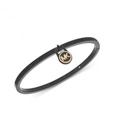 Michael Kors Black Crush Pave Logo Bracele