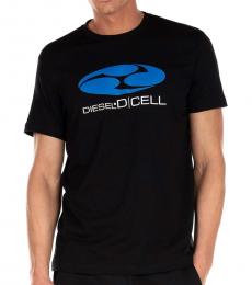 Black Crew-Neck T-Diegos T-Shirt