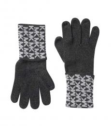 Michael Kors Dark Grey Signature Gloves