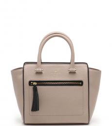 Kate Spade Beige Black Chester Street Medium Satchel