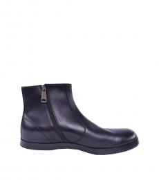 Dolce & Gabbana Mat Black Zip Closure Boots