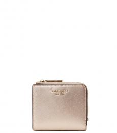 Kate Spade Rose Gold Spencer Bifold Small Wallet