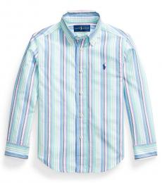 Ralph Lauren Little Boys Multi Striped Seersucker Shirt