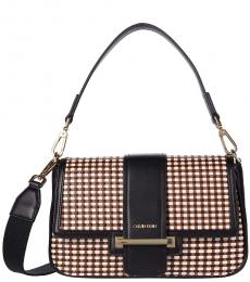 Calvin Klein Black Nadine Medium Shoulder Bag