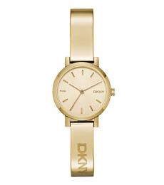 DKNY Golden Soho Round Dial Watch