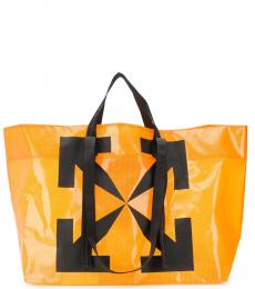 Off-White Orange Commercial Arrow Large Tote