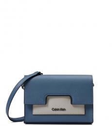 Calvin Klein Blue Finley Mini Crossbody Bag