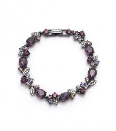 Purple Stone Line Bracelet