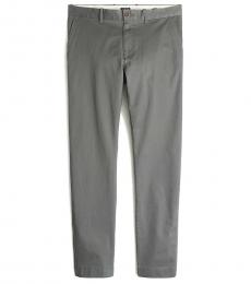 Grey Skinny-Fit Khaki Pant