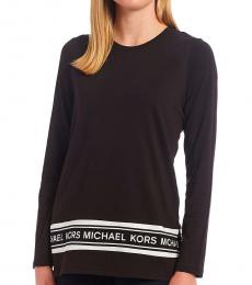 Michael Kors Black Long Sleeve T-Shirt
