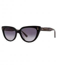 Kate Spade Black Shaded Cat Eye Sunglasses