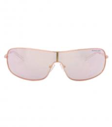 Michael Kors Rose Gold Aix Mirrored Sunglasses