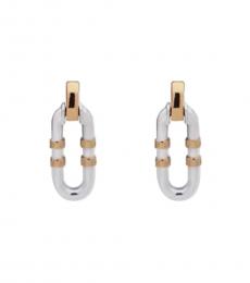 Ralph Lauren Two Tone Drop Earrings