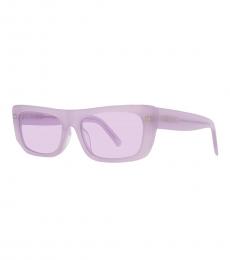 Givenchy Light Purple Lilac Browline Sunglasses