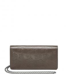 Bottega Veneta Grey Butterfly Small Shoulder Bag