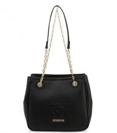 Love Moschino Black Solid Medium Shoulder Bag