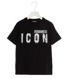 Girls Black Icon T-Shirt