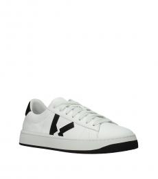 Kenzo White Black Logo Sneakers