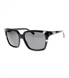 Dolce & Gabbana Black Grey Gradient Sunglasses